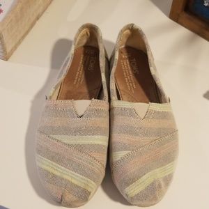 TOMS women's classics - multi colored stripe